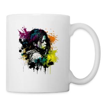 An image inspired by street art - Mug - white - Right