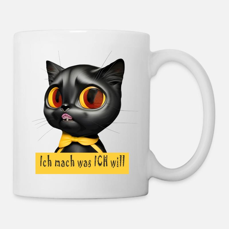 ichMachWas Katze - Tasse - Weiß