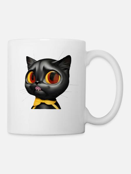 cat - Mug - white