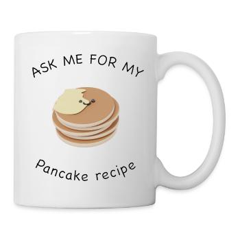 Pancake - Tasse - Weiß - Rechts