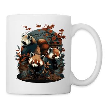 Roter Panda 2 - Tasse - Weiß - Rechts
