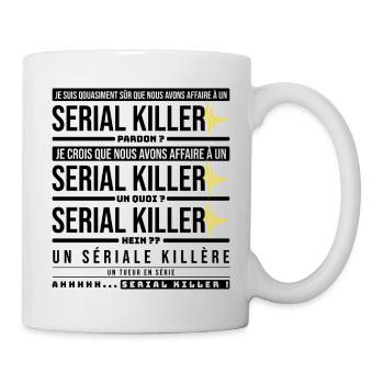 Serial Killer, la cité de la peur, les nuls - Mug blanc - blanc - Droite