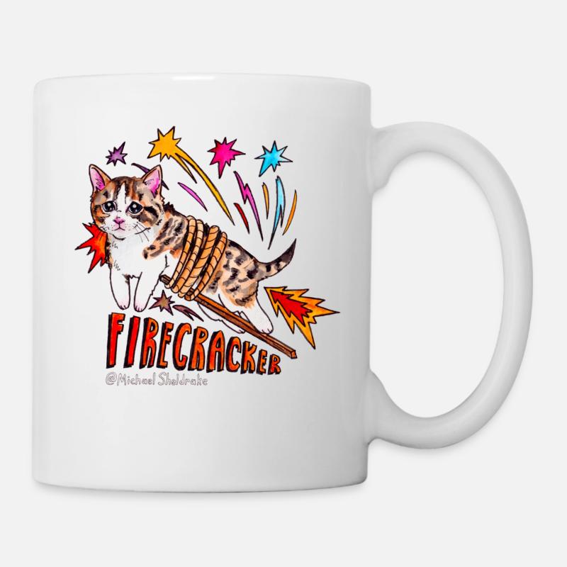 Baby, ich bin ein Feuerwerkskörper - Tasse - Weiß
