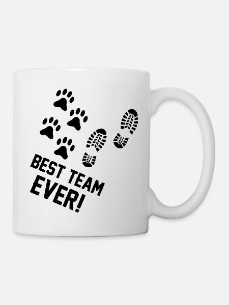 best team ever - Tasse - Weiß