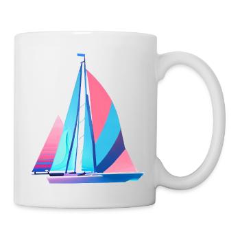 Sailing Sailing Sailboat Sailing Ship Sailors - Mug - white - Right