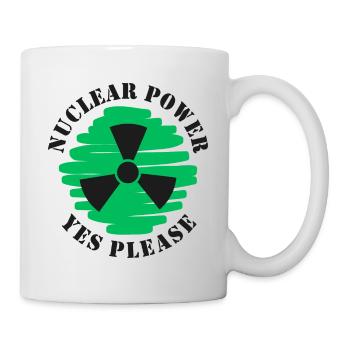 L’énergie nucléaire, oui s’il vous plaît, l’énergie nucléaire - Mug blanc - blanc - Droite
