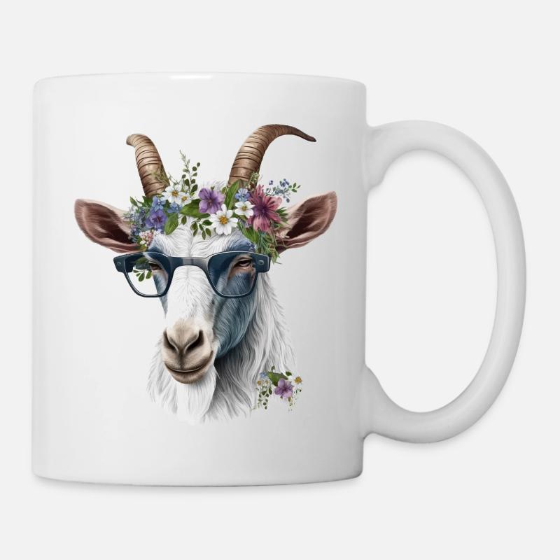 Coole Ziege - Tasse - Weiß