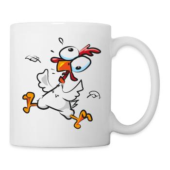 Crazy Chicken - Mug - white - Right