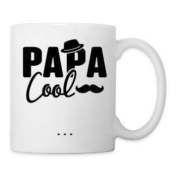 Papa cool personnalisés - Mug blanc - blanc - Droite