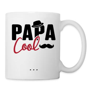 Papa cool personnalisés - Mug blanc - blanc - Droite