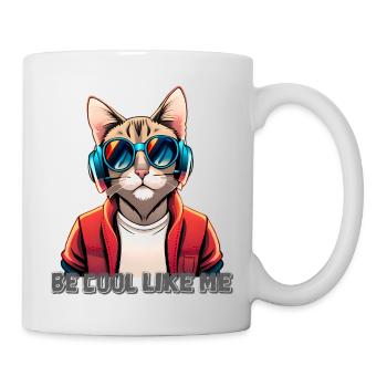 be cool like me - Tasse - Weiß - Rechts
