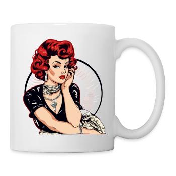 Pin up from the 60s - Mug - white - Right