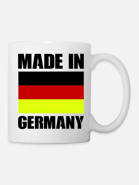 made in germany - Tasse - Weiß