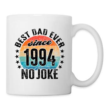 Meilleur papa du monde depuis 1994 No Joke - Mug blanc - blanc - Droite