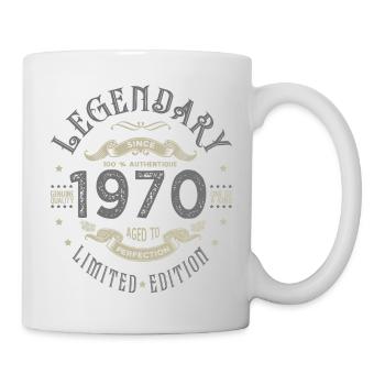 1970 Anniversary legendary since 1970 - Mug - white - Right