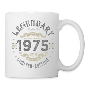 1975 Anniversary legendary since 1975 - Mug - white - Right