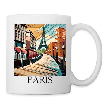 PARIS - Tasse - Weiß - Rechts
