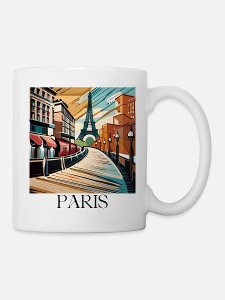 PARIS - Tasse - Weiß