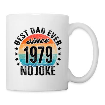 Best dad in the world since 1979 Father's Day - Mug - white - Right