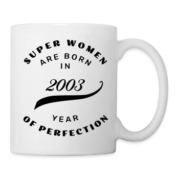 2003 Jubiläum - Tasse - Weiß - Rechts