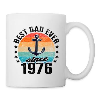Best dad in the world since 1976 Father's Day - Mug - white - Right