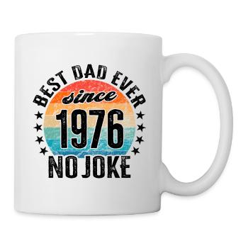 Best dad in the world since 1976 Father's Day - Mug - white - Right