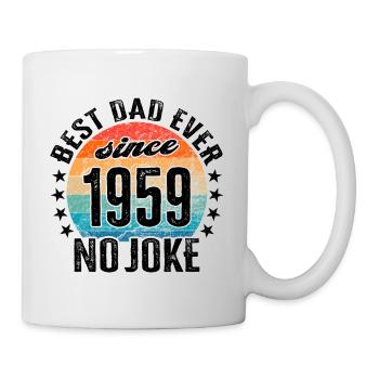 Best dad in the world since 1959 Father's Day - Mug - white - Right