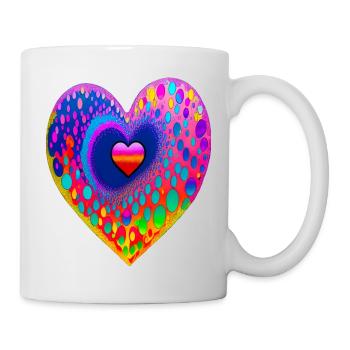 With heart - Mug - white - Right