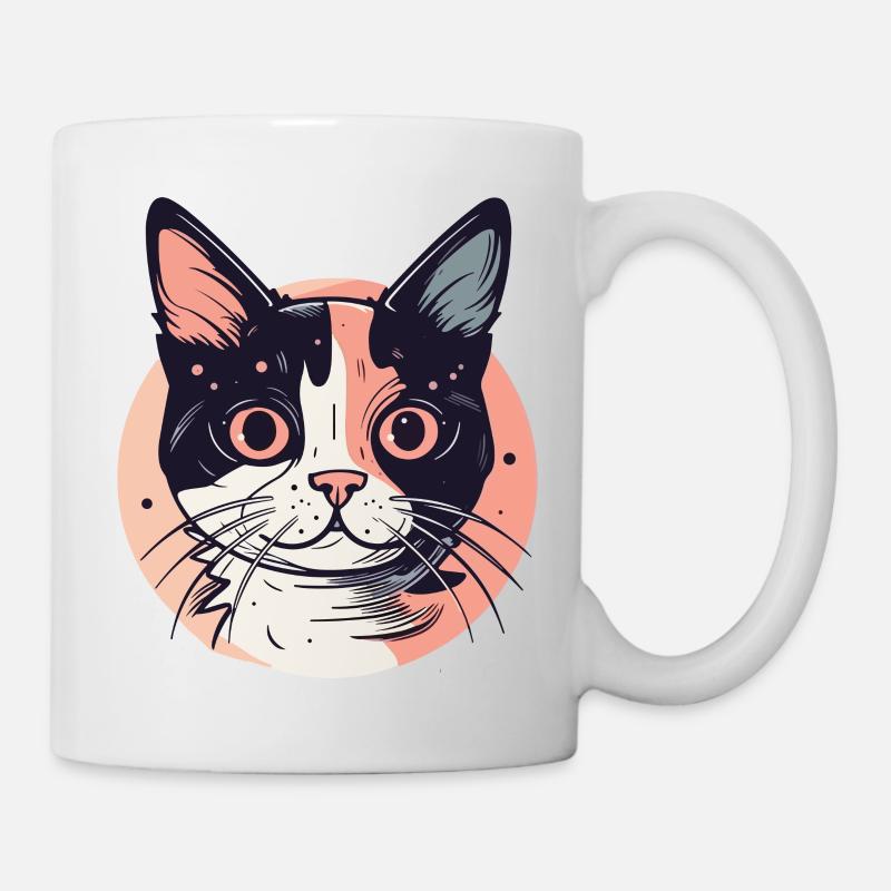 Chat - Mug blanc - blanc