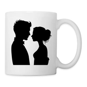 Ehepaar Hochzeit Couple Heirat - Tasse - Weiß - Rechts