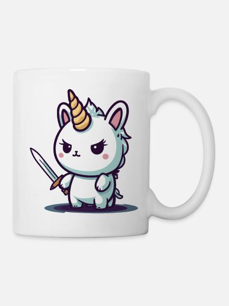 Unicorn bad ass - Mug - white