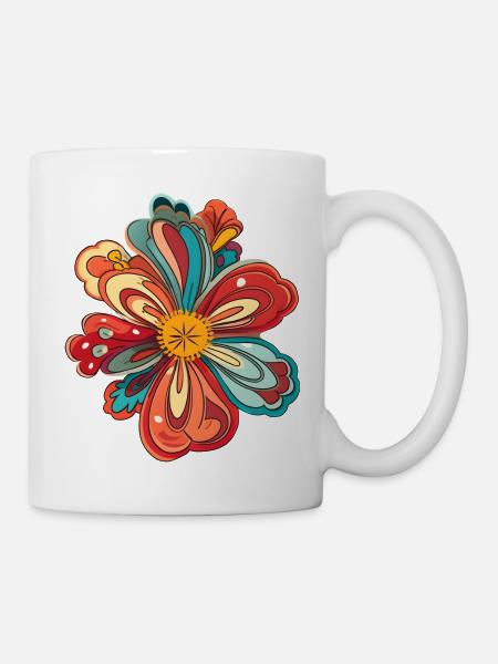 izup2u flower - Mug - white