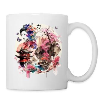 Japon - Mug blanc - blanc - Droite