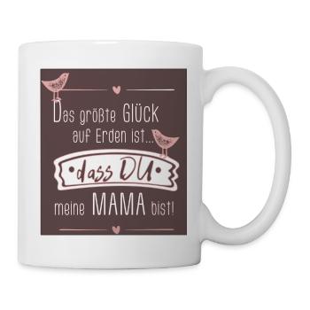 Accessoires Muttertag Mama SabineVegan - Tasse - Weiß - Rechts
