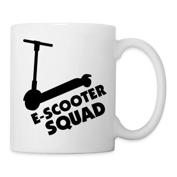 E-Scooter Roller Scooter - Tasse - Weiß - Rechts