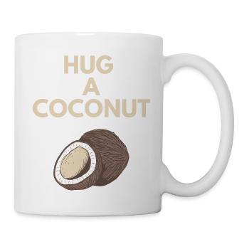HUG A COCONUT - Mug - white - Right