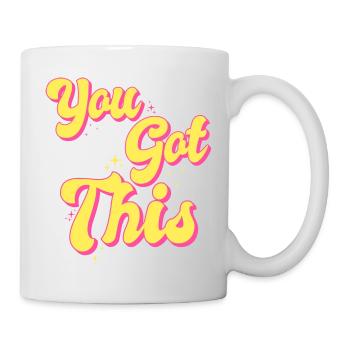 Motivational Testing Day Shirt Teacher Student - Mug - white - Right