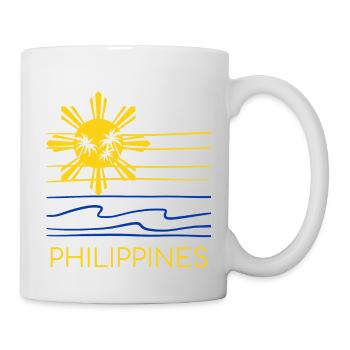 Philippinen Filipino Flagge Stolz I Geschenk - Tasse - Weiß - Rechts