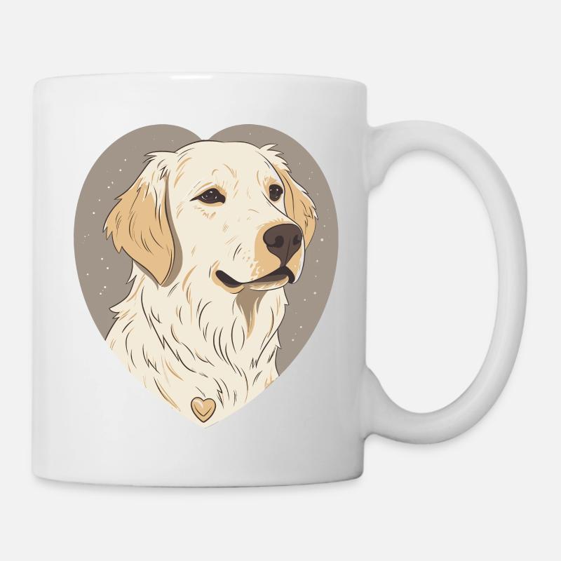 Golden Retriever - Tasse - Weiß