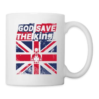 Gott schütze den König Roi Charles III. - Tasse - Weiß - Rechts