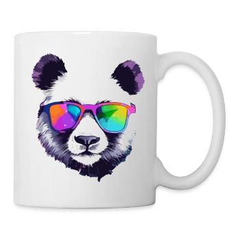 Koko the bespectacled panda - Mug - white - Right