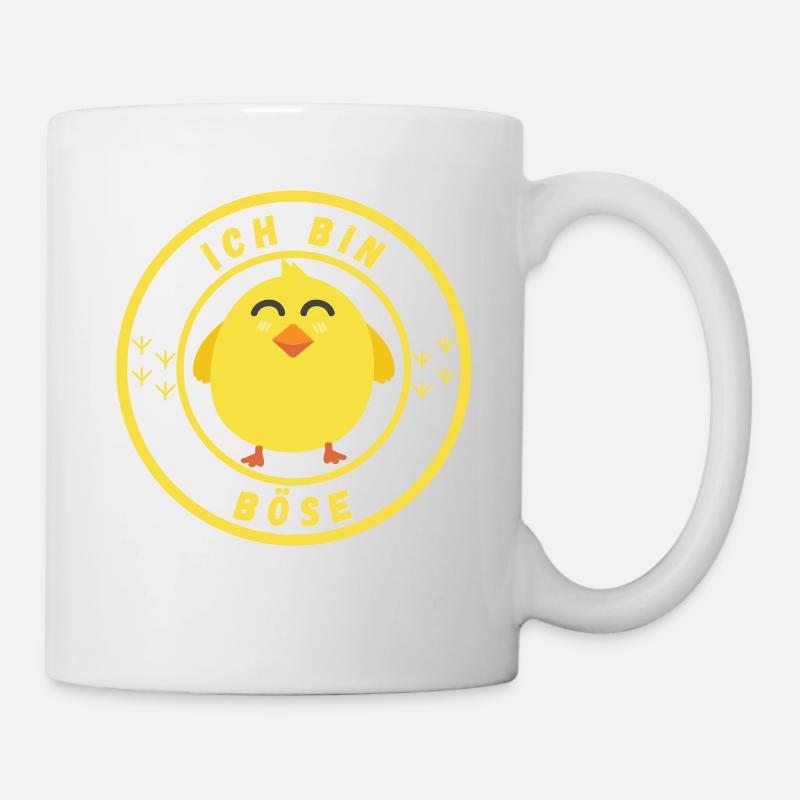 Ich bin Böse, Küken - Tasse - Weiß