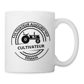 Cultivateurs aujourd'hui - Mug blanc - blanc - Droite