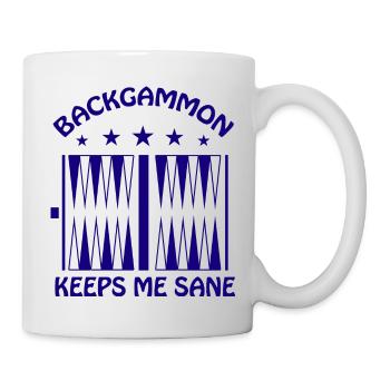 Boardgame Chess Backgammon Game Night - Mug - white - Right