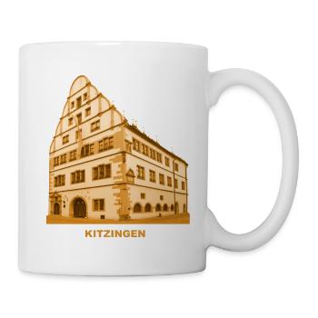 Kitzingen Town Hall, Lower Franconia, Bavaria - Mug - white - Right