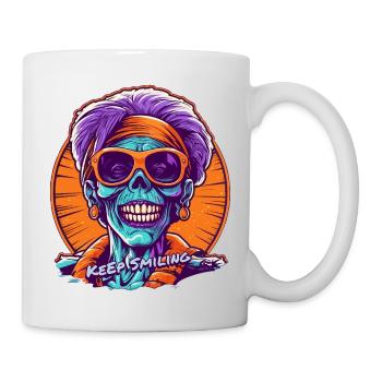 Keep Smiling - the Mummy - Mug - white - Right