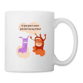 L’étrangeté unit ! - Mug blanc - blanc - Droite