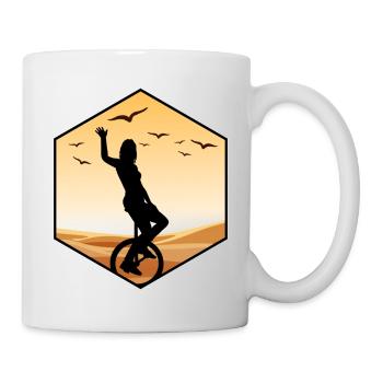 unicycle unicycle artist unicycle unicycle queen - Mug - white - Right