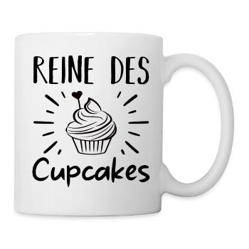 Reine des cupcakes cadeau pâtisserie patissière - Mug blanc - blanc - Droite