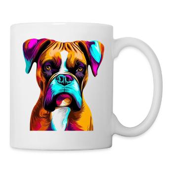Boxer Paint Splash Art - Mug - white - Right